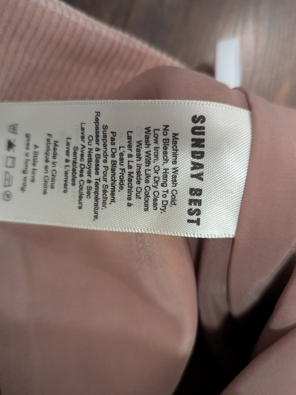 Sunday Best Dusty Rose Corduroy Mini Skirt - Picture 2 of 3